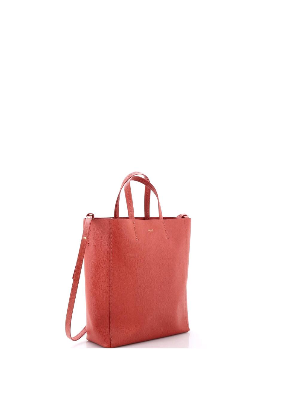 Celine Vertical Cabas Tote Grained #262000C84B - Picture 2 of 6